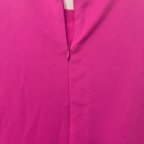 OQQ Hot Pink Sleeveless Jumpsuit. Size Large - Picture 5 of 7